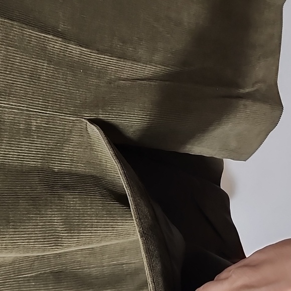 Land's End corduroy olive green lined jacket size 43L - Picture 11 of 14